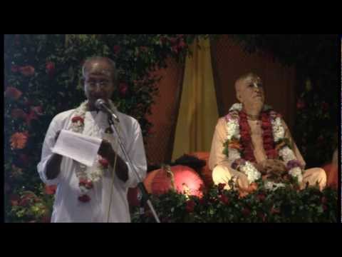 HH Jayapataka Swami 120403 - Vyasa Puja - Glorification - HG Sankarshan Das Adhikari