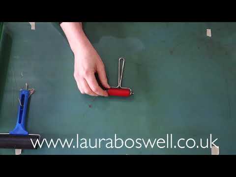 Reduction Lino with Laura Ep 16 , Rollers (Brayers) for Printmaking: Types of Roller and Maintenance