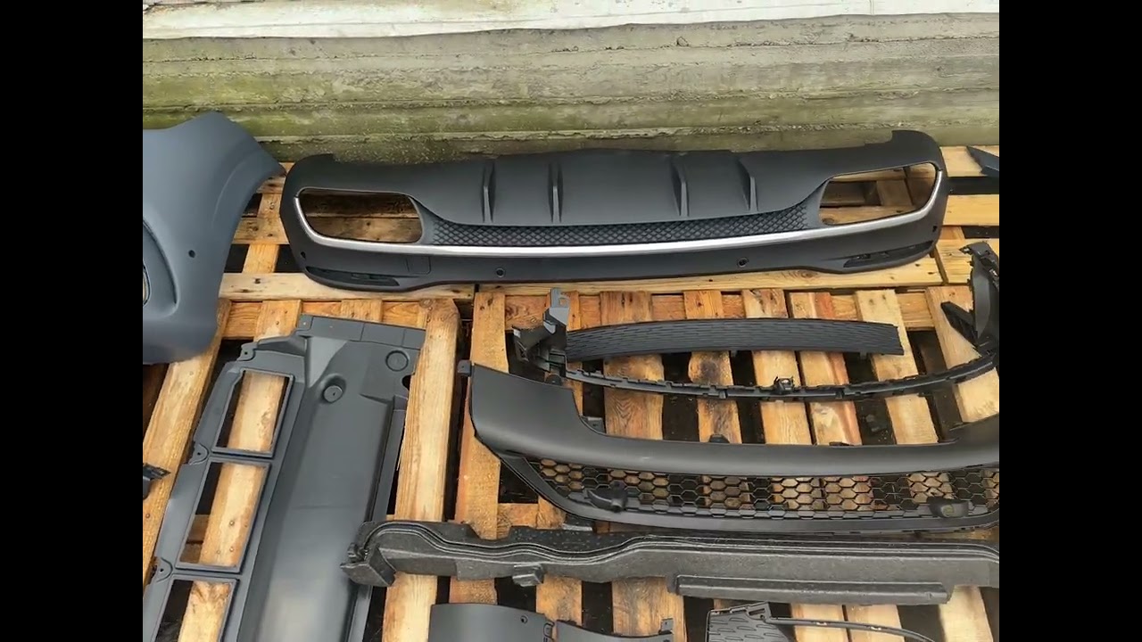 Комплект обвісів AMG GLE63 (з повним заднім бампером) Video 3