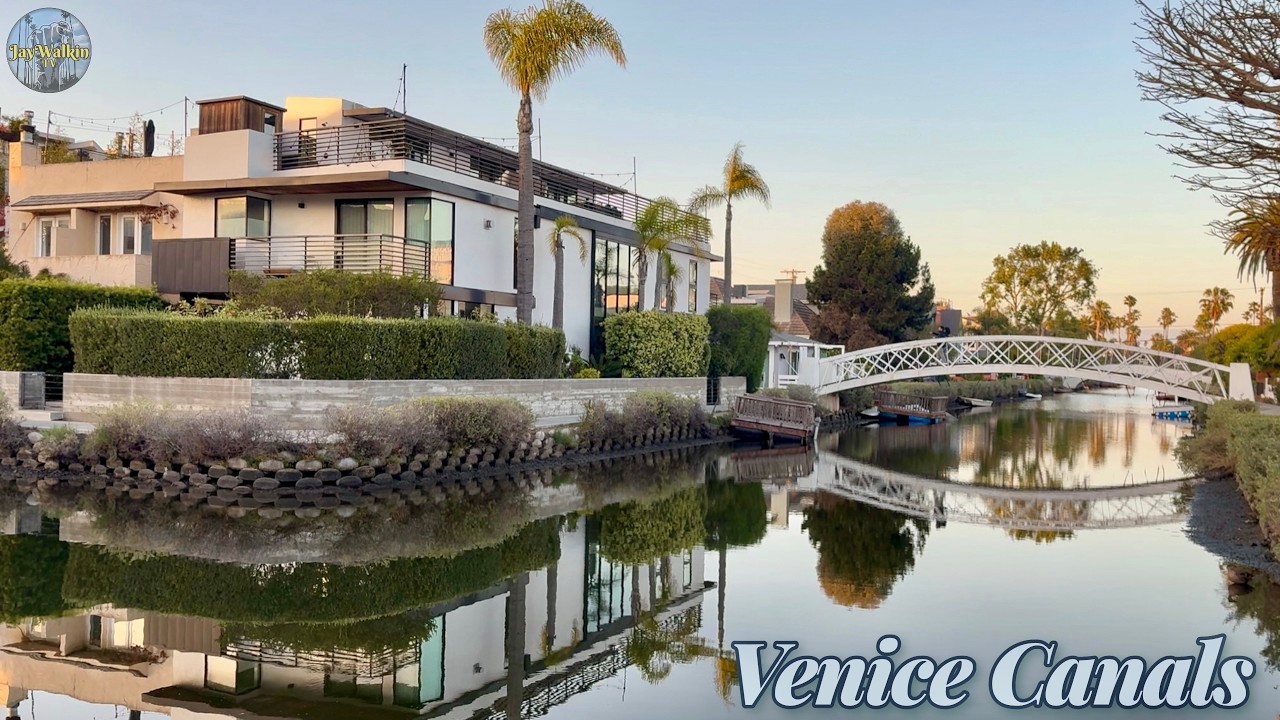 🌅 Grand Venice Canal | Venice, California 🇺🇸 [4K]