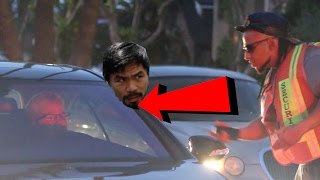 MANNY PACQUIAO tr... gets HUNTED by a COP for being a RACIST - Freddie Roach causes CAR CRASH !