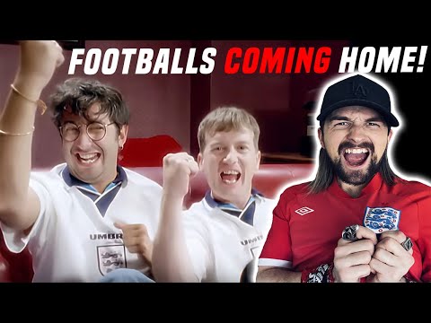 Lightning Seeds, David Baddiel & Frank Skinner - Three Lions (Football's Coming Home) REACTION!!!