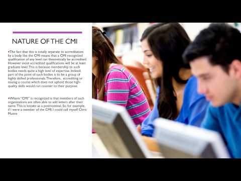 What are Chartered Management Institute Courses