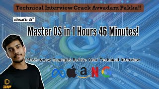 OS Crash Course: Master important Concepts in 1 Hours 46 Minutes
