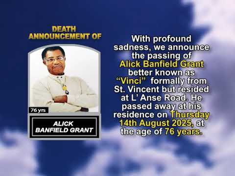 Alrick Banfield Grant  ~ Short Obituary