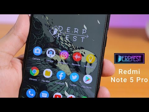 AOSiP Derpfest 10 Beta On Redmi Note 5 Pro || Back At It Again 🔥