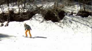 preview picture of video 'Snowboard con amici a Camigliatello Silano -Cs- 09 Marzo 2013'