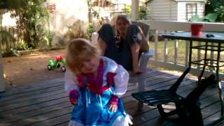 Lily dancing to brides have hit glass by gbv