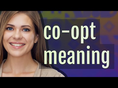 Co-opt | meaning of Co-opt