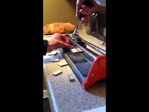 How to Cut a Long, Thin tile without Snapping It