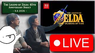 Zelda 40th Anniversary Nintendo Direct Ocarina of Time Live Stream Reaction | GiBi