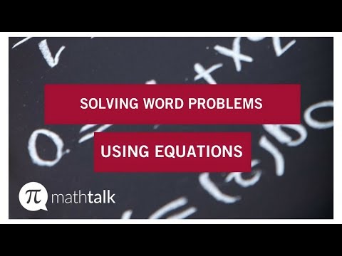 Equations Word Problems