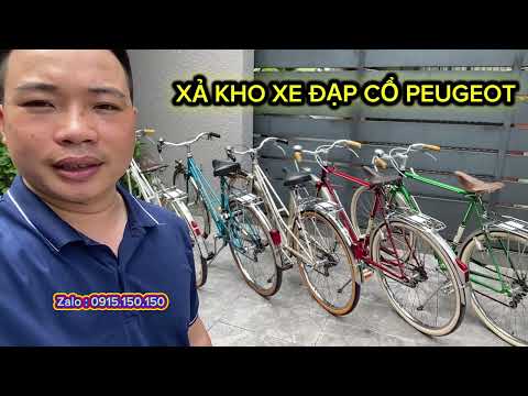 XẢ KHO 5 chiếc xe đạp Peugeot Pháp xịn giá không thể tốt hơn || Xe đạp Pháp cổ Peugeot 0915.150.150 