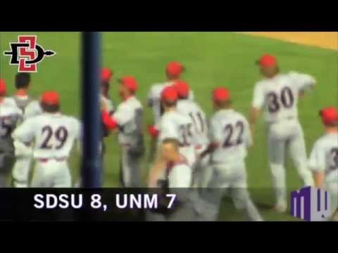 SDSU BASEBALL: AZTECS 8, NEW MEXICO 7 (MW CHAMPIONSHIP) - 5/25/13
