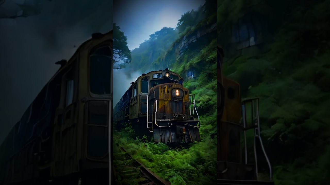 Locomotive ai generated, #aiexploration #train #forest #leonardo