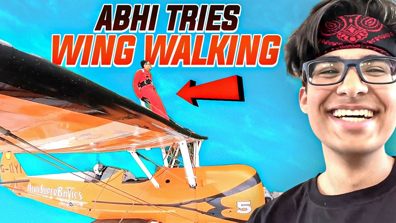 Abhi Tries Wing Walking