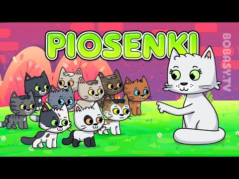 10 Kotków - Zestaw Piosenek dla Dzieci - Bobasy TV - Teledyski Dla Dzieci