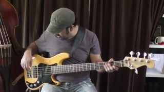 Video thumbnail for 2005 Fender American Deluxe Precision V Bass Review by Trinidad Sanchez III
