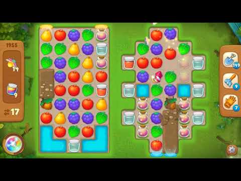 Gardenscapes Area 9 Day 1 Level 1955 - No Boosters Or Hacks