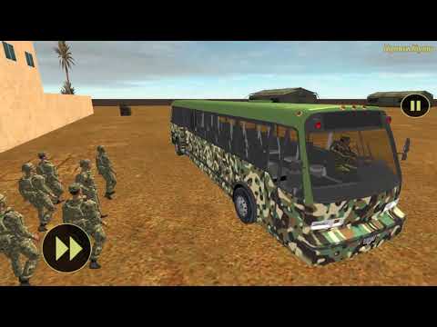 Army Bus Driver US Soldier Transport Duty - Best Android GamePlay