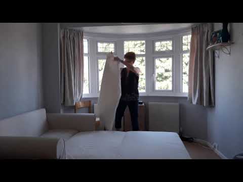 Setting up an Ikea Backabro sofa bed