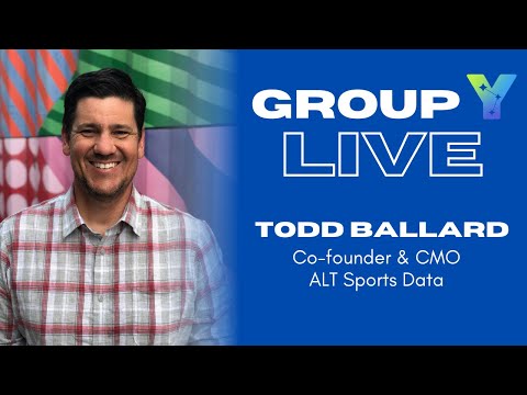 Group Y Live : Todd Ballard of ALT Sports Data - YouTube
