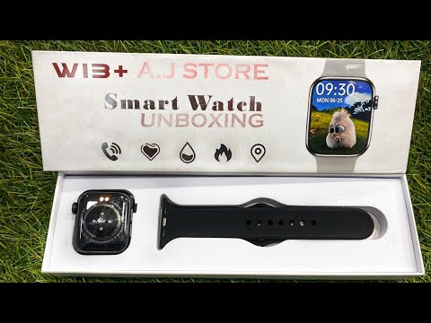 W13+ Smartwatch unboxing n Review By (A.J STORE)