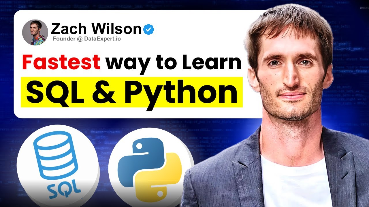 Learn Python and SQL FAST For Data Engineering: 2025 Road map