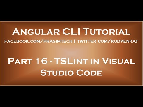 TSLint in Visual Studio Code