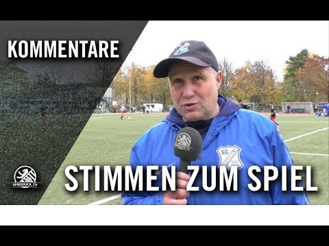Die Stimmen zum Spiel | SC Borsigwalde U19 - SC Staaken U18 (10 Spieltag, A-Junioren Verbandsliga)