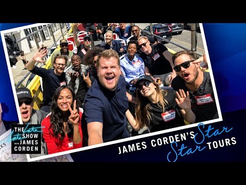 'Avengers: Infinity War' Cast Tours Los Angeles w/ James Corden thumnail