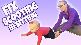 Scooting in Sitting Instead of Crawling? Fix the Leg Tuck 👶🏻 | Pediatric PT with Eli & Ellia #27