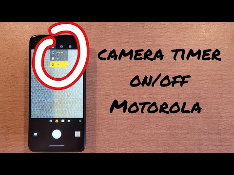 Camera Timer On/Off Motorola Moto G