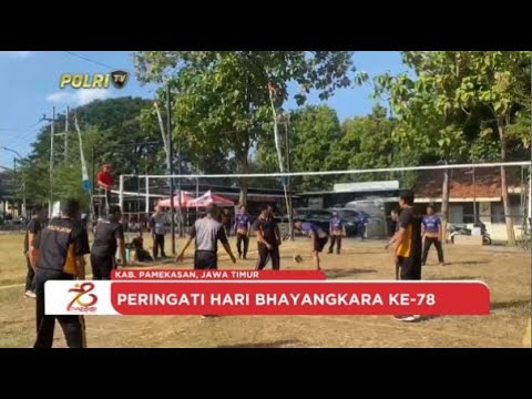 POLRES PAMEKASAN TURNAMEN BOLA VOLI