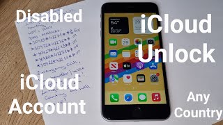 iCloud Unlock Disabled Apple ID and Password iPhone 4/5/6/7/8/X/11/12/13 Any iOS✔️Any Country✔️