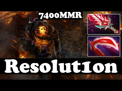 Resolut1on 7400 MMR Plays Clinkz WITH BLOODTHORN AND DESOLATOR  - Dota 2