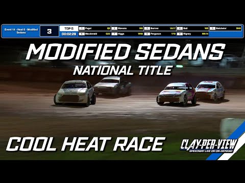 Modified Sedans | Cool Heat Race - Albany - 9th Apr 2023 | Clay-Per-View Highlights