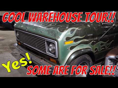 Thumbnail for Tour of warehouse of cool cars! Vintage, classic, historic vehicles. PLUS a peak at a new aquisition by Car