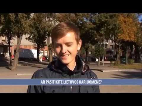 Ar pasitikite Lietuvos kariuomene?