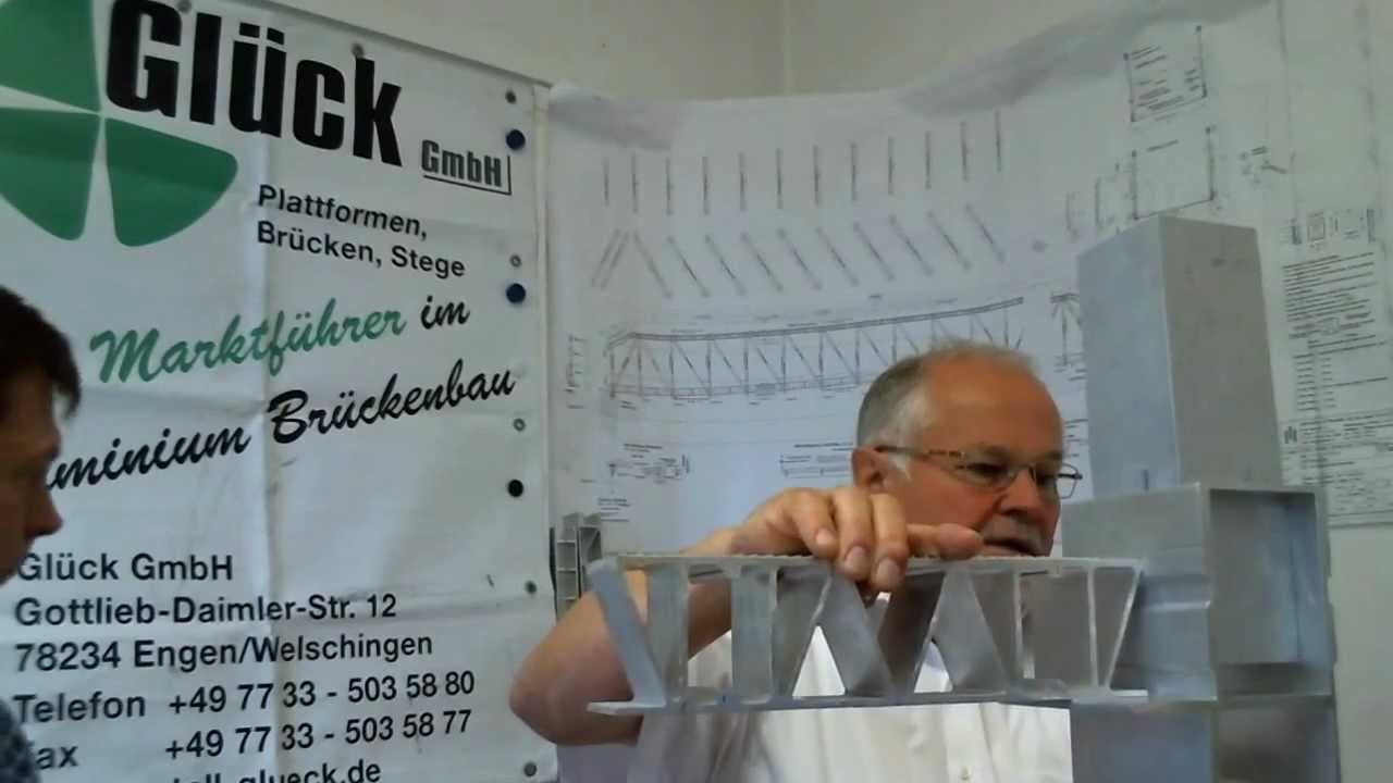 Brücken aus Aluminium - Vortrag Herr Werner Glück @glueckaluminiumbruecken