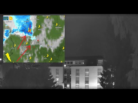Unwetter Live Stream 11.09.2023 - 12.09.2023 Gewitter Dortmund #unwetter #dortmund #gewitter