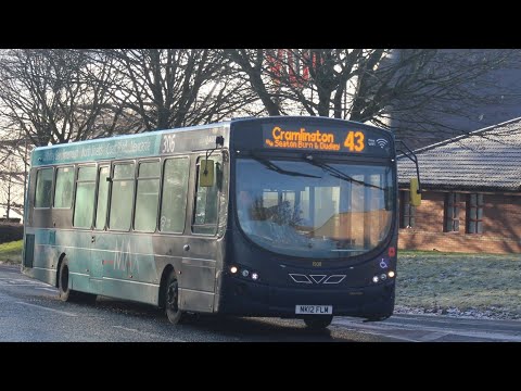 arriva northumbria 1500 NK12FLM Wright pulsar 2 SB200 43 Newcastle