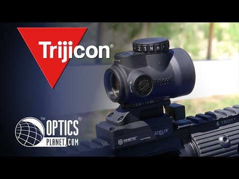 TRIJICON MRO (SURROUNDINGS IN FOCUS, BLURRY DOT \u0026 TARGET)