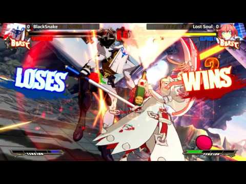 GGXrd @ TSB Invasion of EC - Blacksnake (Venom) vs Lost Soul (Elphelt) [720p/60fps]