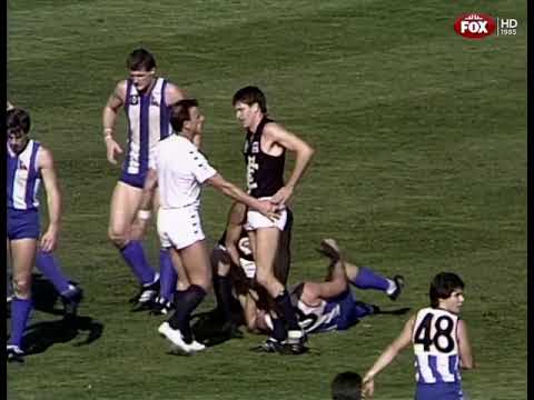 1985 VFL Elimination Final - North Melbourne v Carlton Highlights