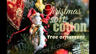 Сotton Wool Tree Toy/Ornament/ Handmade