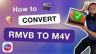 Convert RMVB to M4V in seconds 📁👉✅