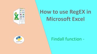 How to use RegEX in Microsoft Excel - Findall function | No VBA, no Excel&#39;s built-in formulas