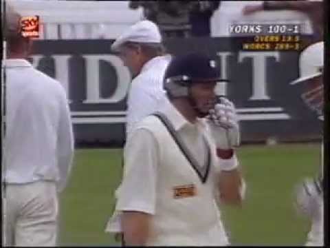 Michael Vaughan 60 (B&H Cup Group B 1996) Worcestershire v Yorkshire