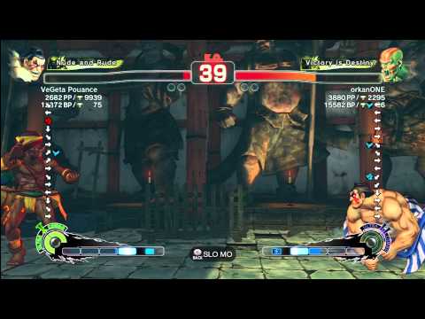 VeGeta Pouance [Honda] vs orkanONE [Dhalsim] SSF4 Arcade Edition